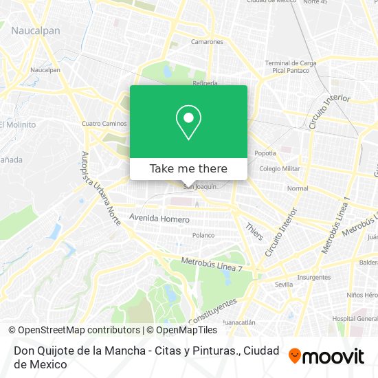 Don Quijote de la Mancha - Citas y Pinturas. map