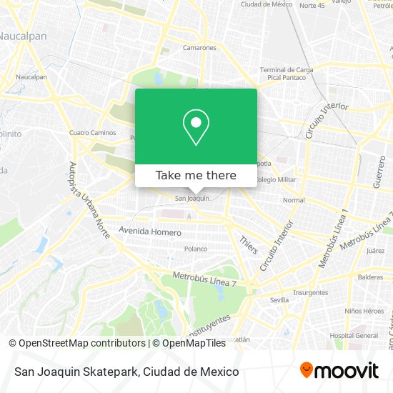 San Joaquin Skatepark map