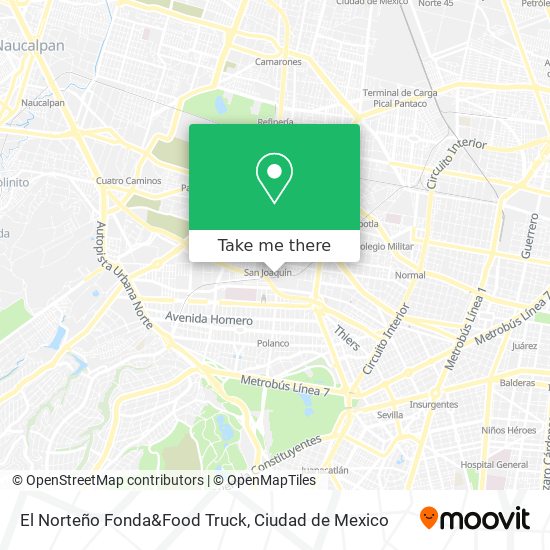 El Norteño Fonda&Food Truck map