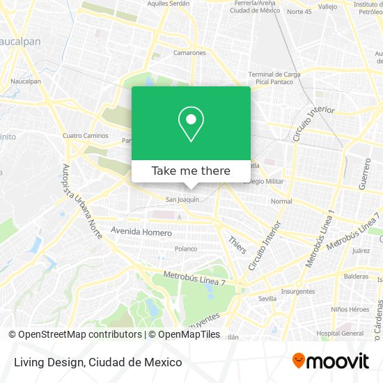 Mapa de Living Design