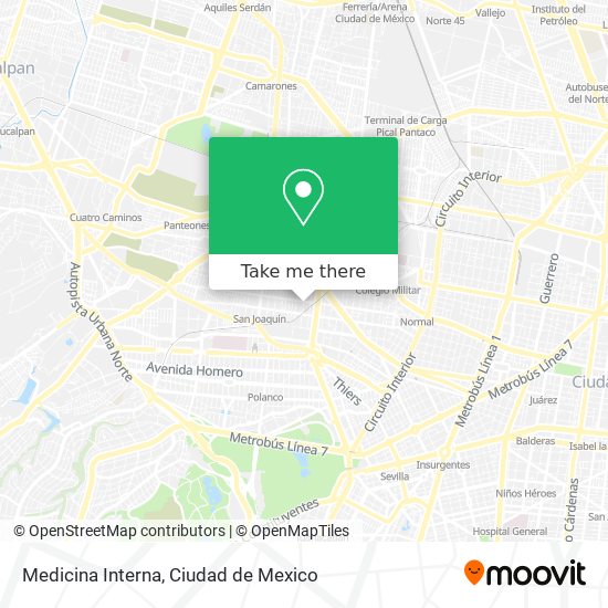 Medicina Interna map