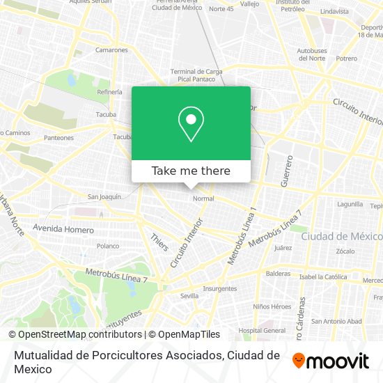 Mutualidad de Porcicultores Asociados map