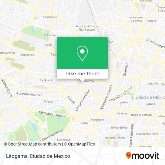 Mapa de Litogama