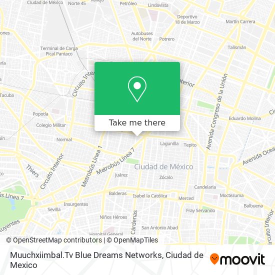 Mapa de Muuchxiimbal.Tv Blue Dreams Networks