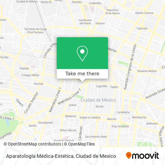 Aparatología Médica-Estética map