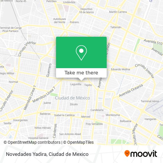Novedades Yadira map