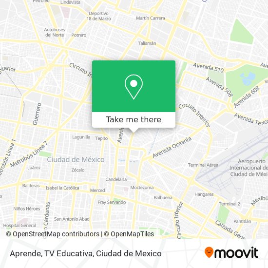 Aprende, TV Educativa map