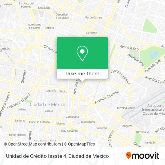 Unidad de Crédito Issste 4 map