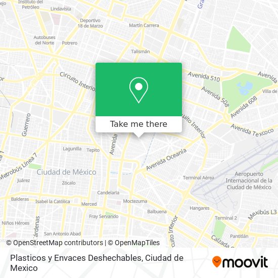 Plasticos y Envaces Deshechables map