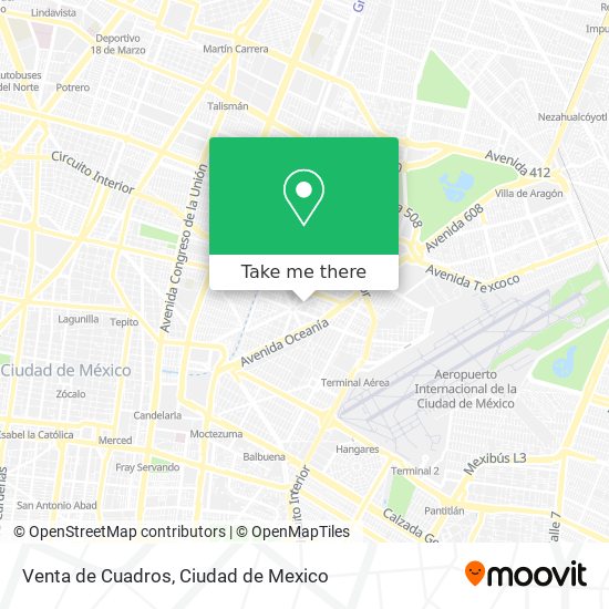 Venta de Cuadros map