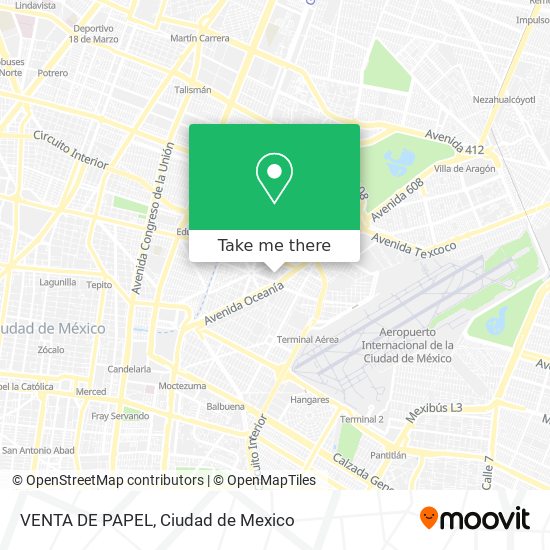 VENTA DE PAPEL map