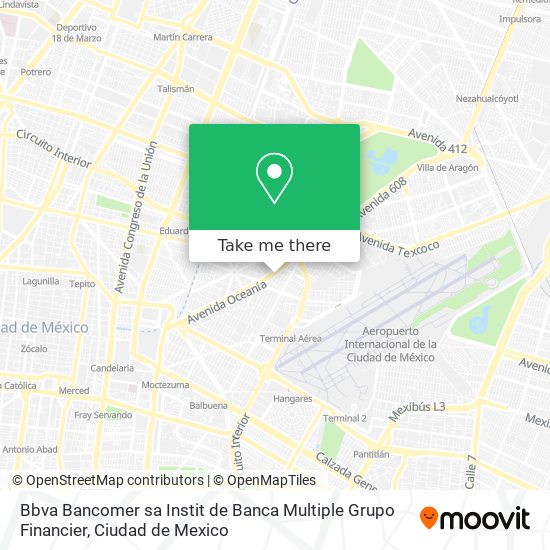 Bbva Bancomer sa Instit de Banca Multiple Grupo Financier map