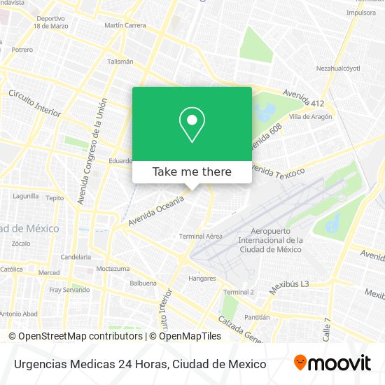 Urgencias Medicas 24 Horas map