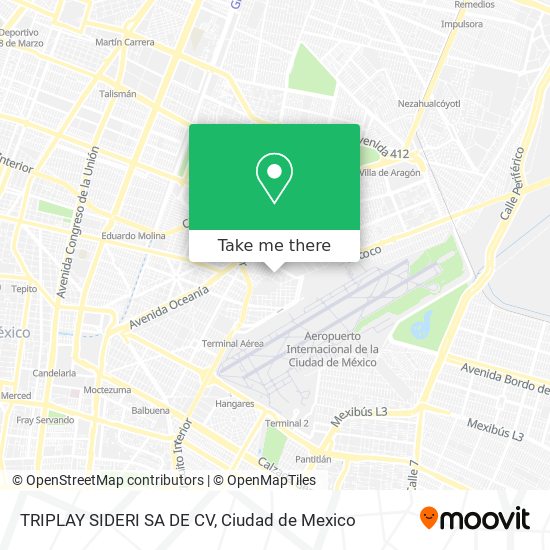 Mapa de TRIPLAY SIDERI SA DE CV