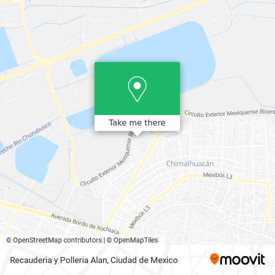 Recauderia y Polleria Alan map