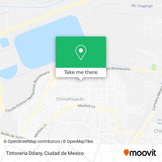Mapa de Tintoreria Ddany