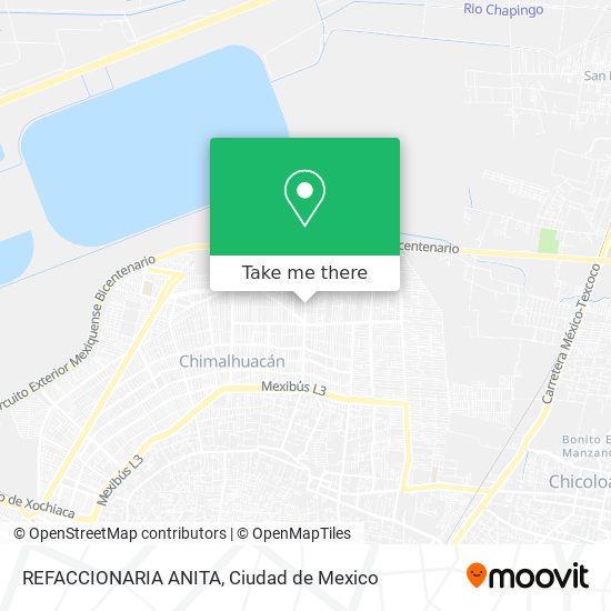 REFACCIONARIA ANITA map