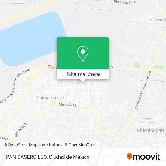 PAN CASERO LEO map