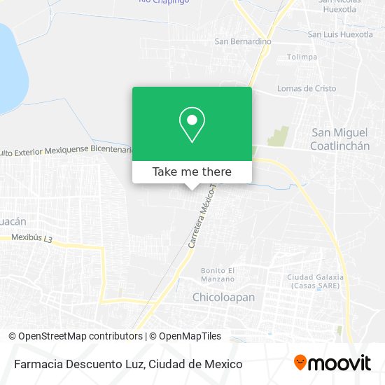 Mapa de Farmacia Descuento Luz