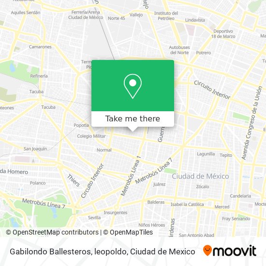 Gabilondo Ballesteros, leopoldo map