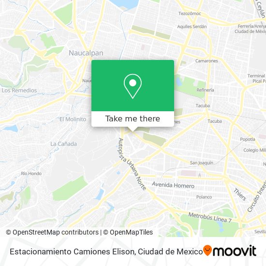 Mapa de Estacionamiento Camiones Elison