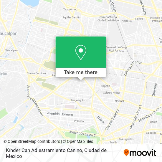 Kínder Can Adiestramiento Canino map