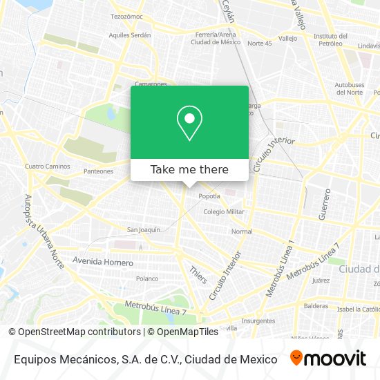 Mapa de Equipos Mecánicos, S.A. de C.V.
