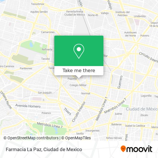 Farmacia La Paz map