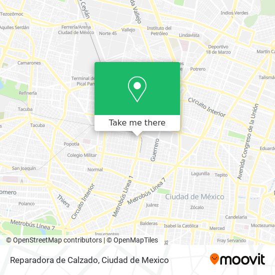 Reparadora de Calzado map