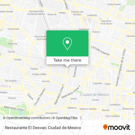 Restaurante El Desvan map