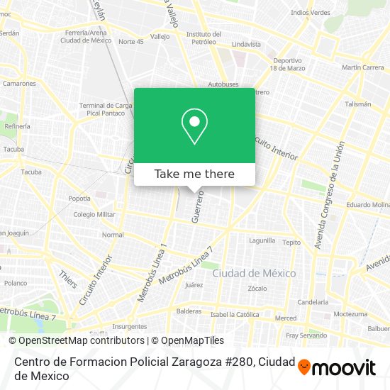 Centro de Formacion Policial Zaragoza #280 map
