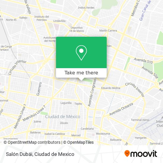 Salón Dubái map