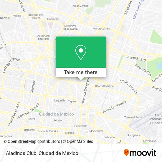 Mapa de Aladinos Club