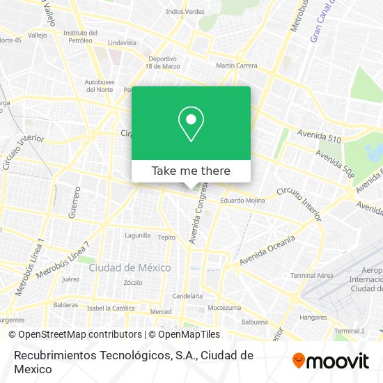 Mapa de Recubrimientos Tecnológicos, S.A.