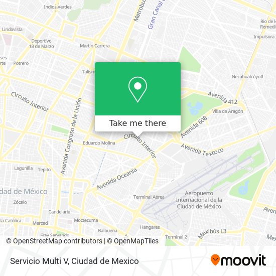 Mapa de Servicio Multi V