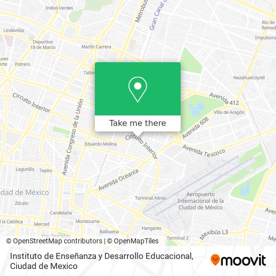 Instituto de Enseñanza y Desarrollo Educacional map
