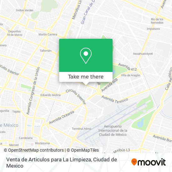 Venta de Articulos para La Limpieza map