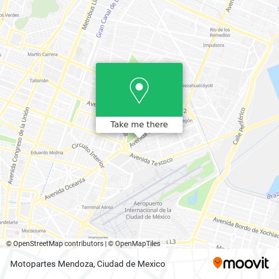 Motopartes Mendoza map