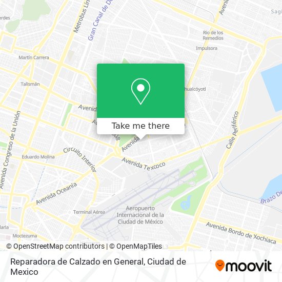 Mapa de Reparadora de Calzado en General