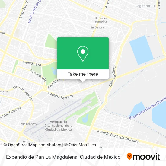 Expendio de Pan La Magdalena map