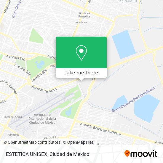 ESTETICA UNISEX map