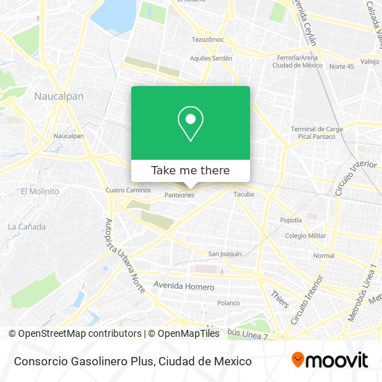 Mapa de Consorcio Gasolinero Plus