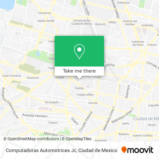 Computadoras Automotrices Jc map