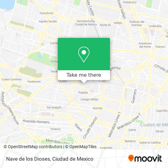 Nave de los Dioses map