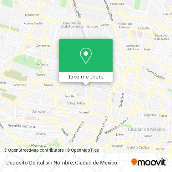 Deposito Dental sin Nombre map