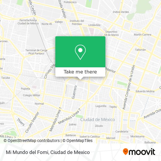 Mapa de Mi Mundo del Fomi