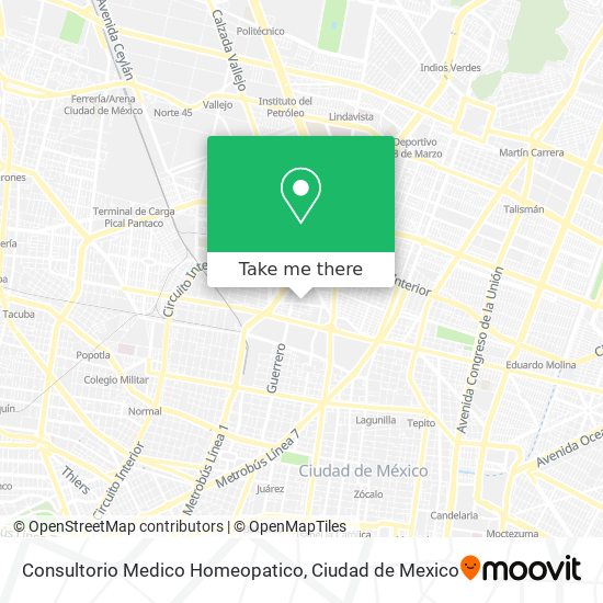 Consultorio Medico Homeopatico map