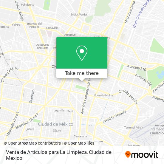 Venta de Articulos para La Limpieza map