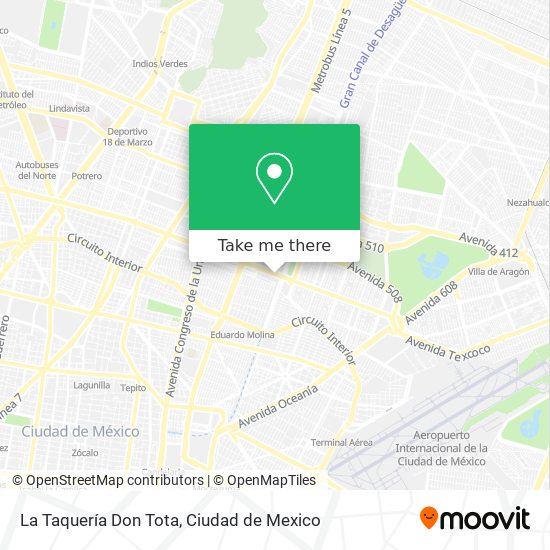 La Taquería Don Tota map