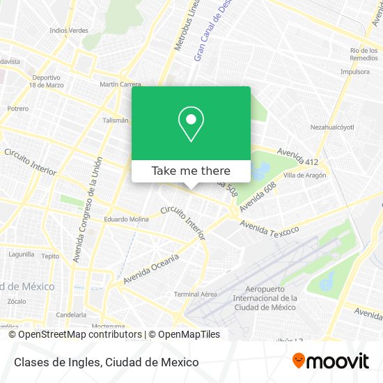 Mapa de Clases de Ingles